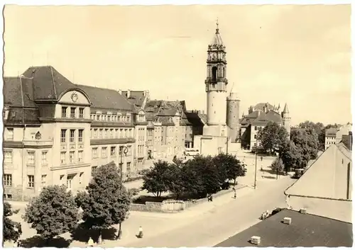 AK, Bautzen, Blick zum Reichenturm mit Stadtmuseum, 1962