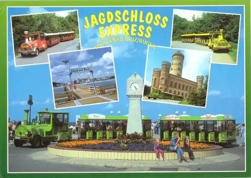 AK, Binz, Rügen, Jagdschlossexpress, 5 Abb., ca. 1994