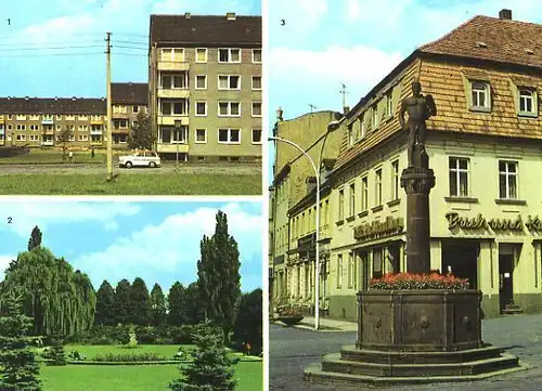 AK, Frankenberg, 3 Abb., u.a. Neubaugebiet, 1978