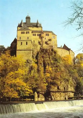 AK, Kriebstein Kr. Hainichen, Burg Kriebstein, 1986