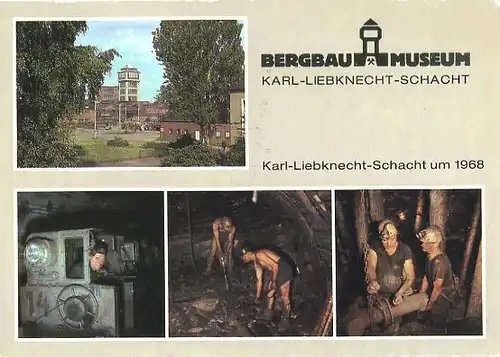 AK, Oelsnitz Kr. Stollberg, Bergbaumuseum, 4 Abb., V.2