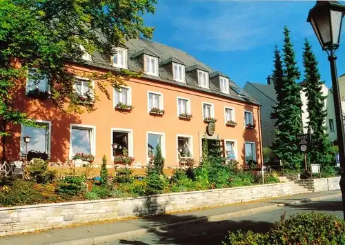 AK, Bad Steben, Hotel "Zum alten Bergamt", um 1980