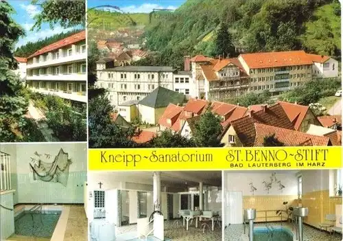 AK, Bad Lauterberg im Harz, St. Benno-Stift, fünf Abb., 1987