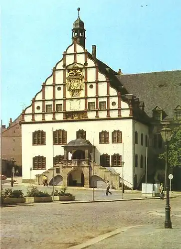 AK, Plauen, Rathaus, 1987