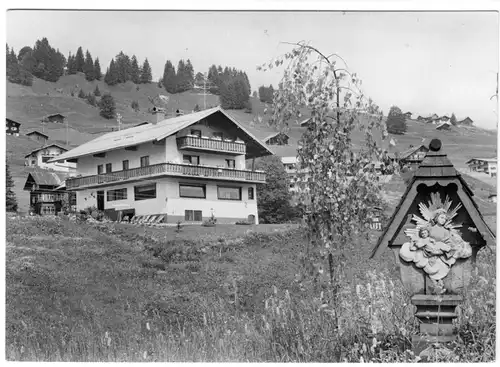 AK, Hirschegg Kleinwalsertal, Gästehaus Breuer, um 1970