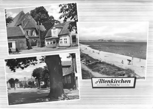 AK, Altenkirchen Rügen, drei Abb., gestaltet, 1966