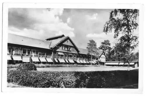 AK, Sommerfeld bei Velten, Tuberkuloseklinik "Waldhaus", 1955