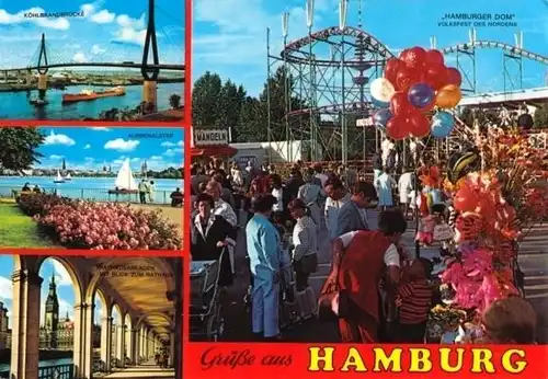 AK, Hamburg, vier Abb., 1984