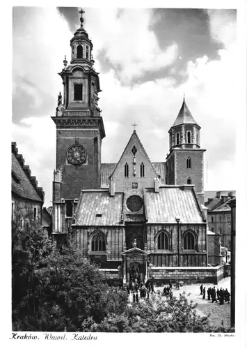 AK, Kraków, Krakau, Wawel, Katedra, Wawel, Kathedrale, um 1962