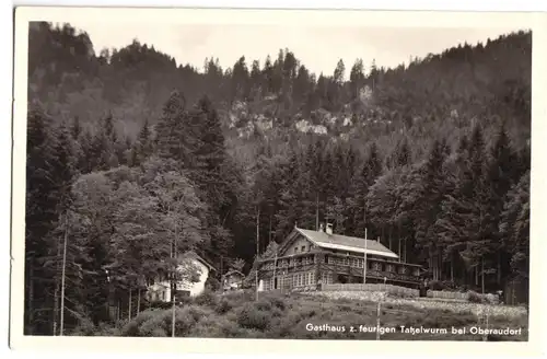AK, Oberaudorf, Gasthaus z. feurigen Tatzelwurm, 1933