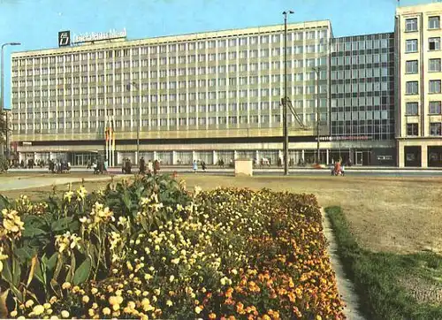 AK, Leipzig, Interhotel "Deutschland", 1969, Vers. 1
