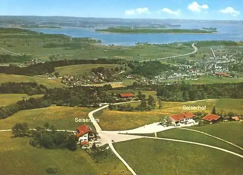 AK, Reit, Seiseralm und Seiserhof, Luftbild, 1974