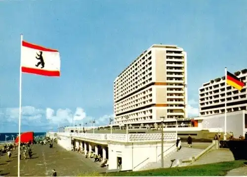 AK, Westerland Sylt, Kurpromenade, um 1972
