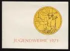 Einladungskarte, Jugendweihe 1971, Dittes-Oberschule Plauen
