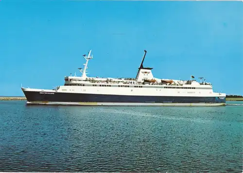AK, Fährschiff "Deutschland", um 1980