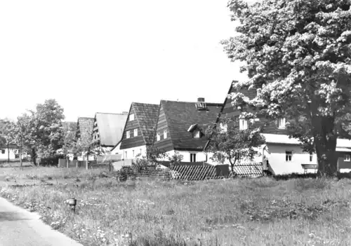 AK, Zinnwald - Georgenfeld, Straßenpartie, 1979