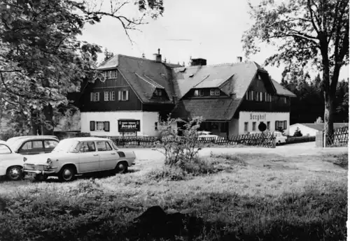 AK, Jöhstadt Erzgeb., Berghof, Pkw, 1968