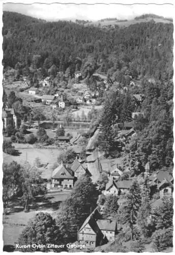 AK, Kurort Oybin, Teilansicht, 1959