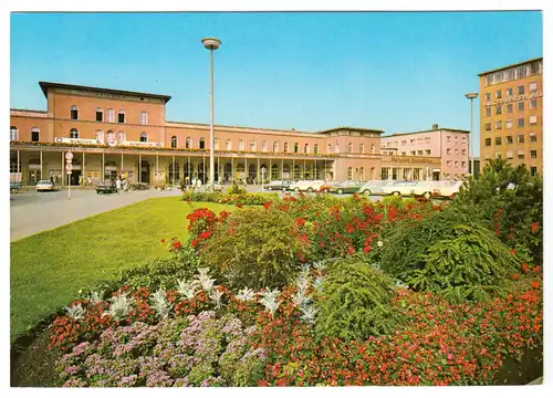 AK, Augsburg, Hauptbahnhof, um 1988