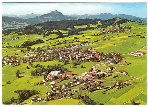 AK, Oy im Allgäu, Luftbildansicht, Version 2, um 1981