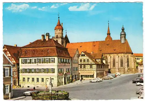 AK, Feuchtwangen, Marktplatz, 1969