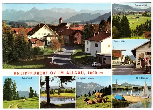 AK, Oy im Allgäu, sieben Abb., um 1981