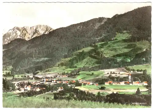 AK, Nesselwang Allgäu, Gesamtansicht, 1975