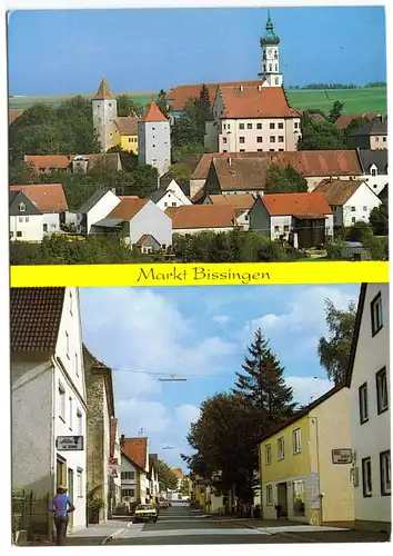 AK, Markt Bissingen im Kesseltal, zwei Abb., um 1998