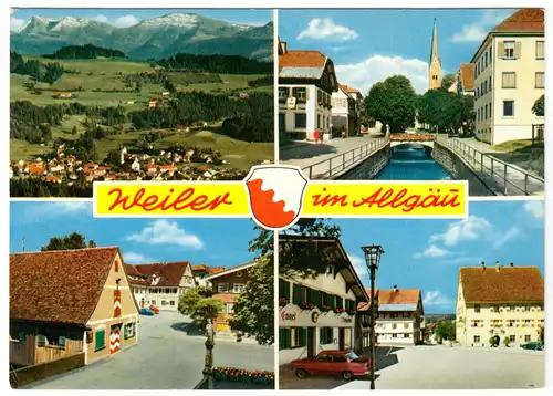 AK, Weiler im Allgäu, vier Abb., 1969