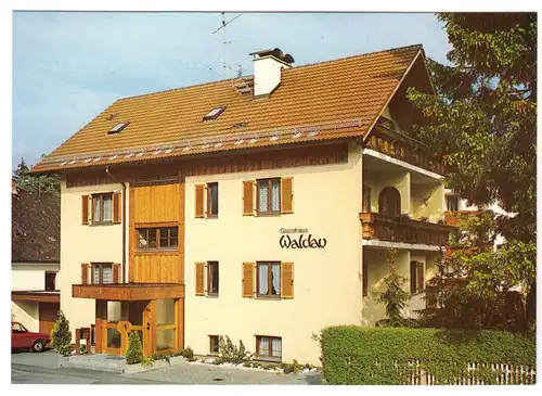 AK, Bad Wörishofen, Gästehaus Waldau, Mindelheimer Str. 8a, um 1990
