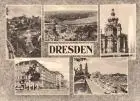 AK, Dresden, fünf Abb., gestaltet, 1965