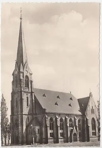 AK, Staßfurt, St. Petrikirche, 1962