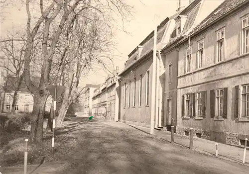 AK, Gnadau, Pfarrhaus, Kirche und Gnadauer Anstalten, 1975