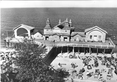 AK, Ostseebad Sellin auf Rügen, Seebrücke, 1978