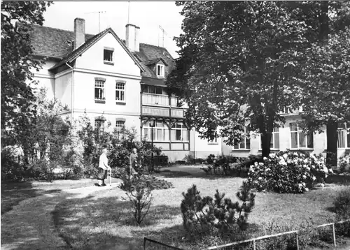 AK, Friedensau bei Burg, Erholungsheim und Altershein (Villa), 1976