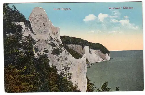 AK, Insel Rügen, Wissower Klinken, um 1930