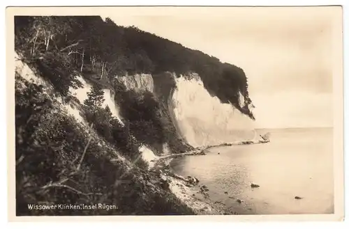 AK, Insel Rügen, Wissower Klinken, um 1935