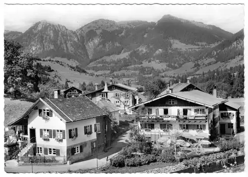 AK, Bruck im Ostrachtal, Teilansicht, um 1965