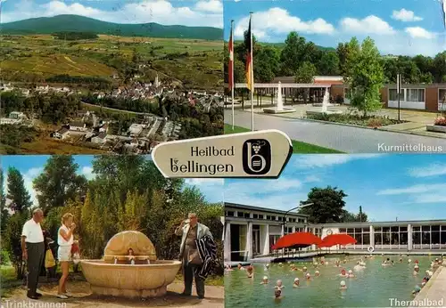 AK, Bad Bellingen Baden, vier Abb., 1969