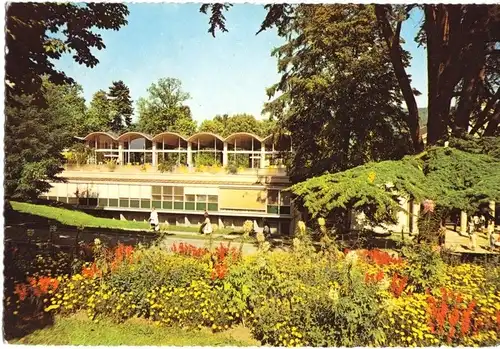 AK, Badenweiler, Blick zur Liegehalle, 1960