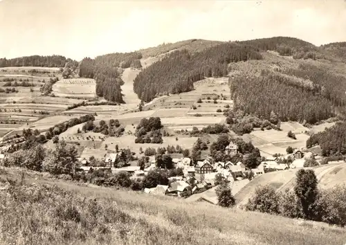 AK, Schönbrunn Thür. Wald, Teilansicht vom Mittelberg, 1971