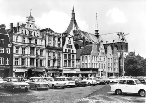AK, Rostock, Ernst-Thälmann-Platz, 1981