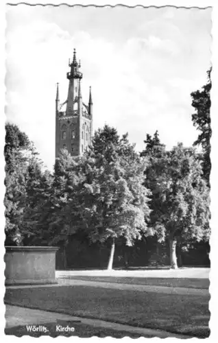 AK, Wörlitz, Kirche, 1957