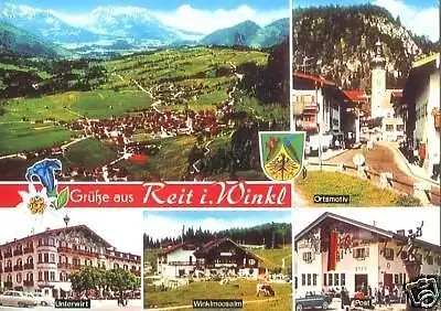 AK, Reit im Winkel, fünf Abb., 1972