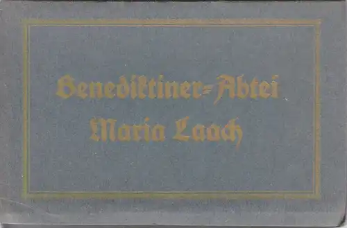 AK Leporello mit 10 AK, Benediktiner-Abtei Maria Laach, um 1930
