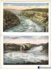 Souvenier-Folder, Leporello-Mappe, Niagara Falls, 18 Abb.,  1928
