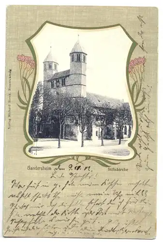 AK, Gandersheim, Stiftskirche, gestaltet, 1902