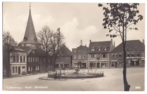 AK, Lütjenburg Holst., Marktplatz, 1927