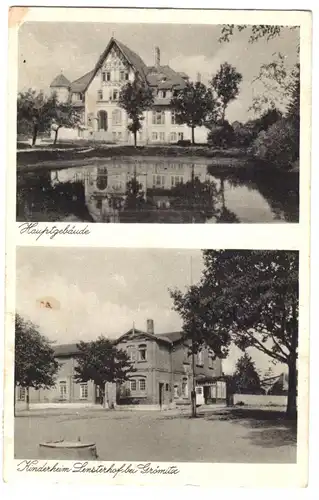 AK, Grömitz, Kinderheim Lensterhof bei Grömitz, zwei Abb., 1932