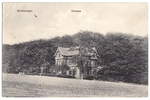 AK, Schöningen Kr. Helmstedt, Elmhaus, 1915